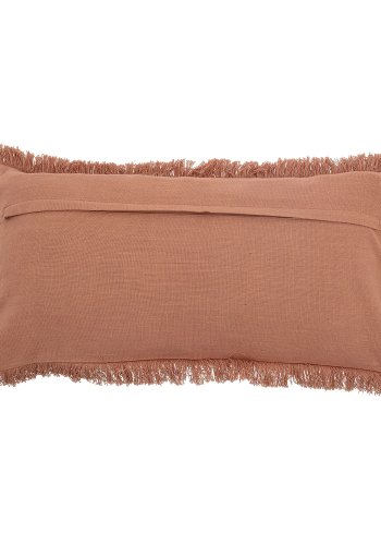 BLOOMINGVILLE Efie Kissen, Braun, Baumwolle B: 35cm, L: 70cm