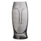 BLOOMINGVILLE Ditta Vase, Grau, Glas
