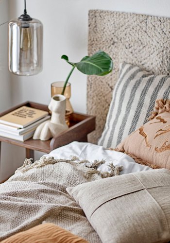 BLOOMINGVILLE Ditta Vase, Grau, Glas