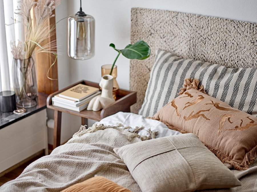 BLOOMINGVILLE Ditta Vase, Grau, Glas