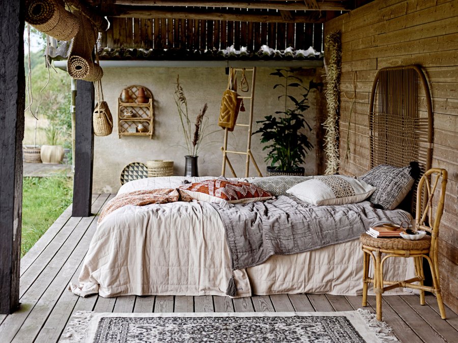 BLOOMINGVILLE Gorm Dekorative Vase, Schwarz, Terrakotta