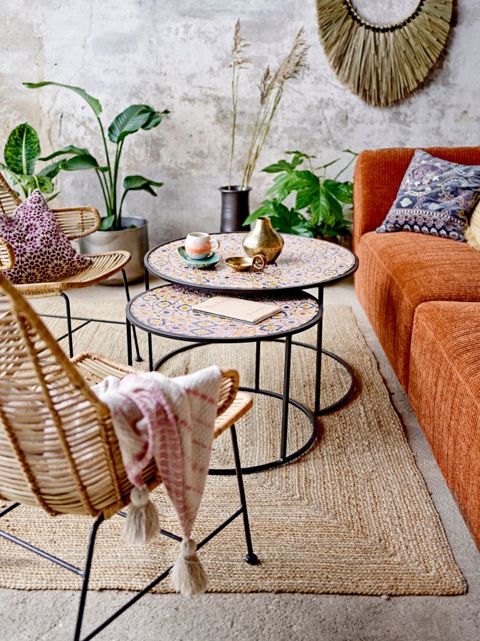 BLOOMINGVILLE Gorm Dekorative Vase, Schwarz, Terrakotta