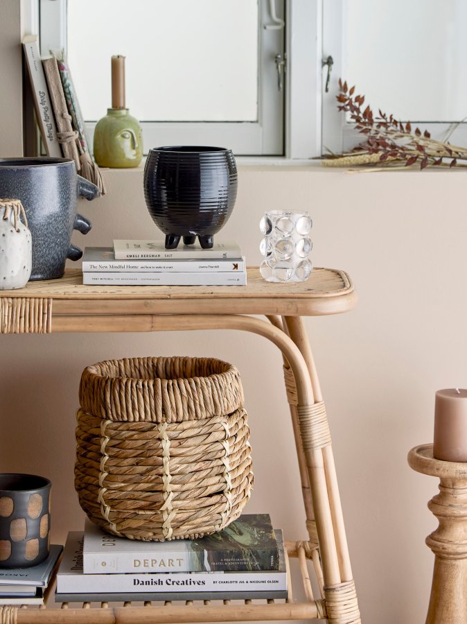 BLOOMINGVILLE Noore Pidestal Lysestake, Natural, Mango