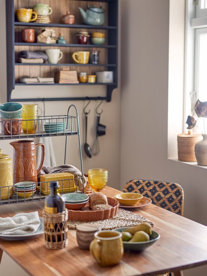 BLOOMINGVILLE Jala kurv, naturlig, rotting, sett med 2