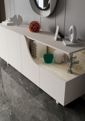 NORDV&Auml;RK Line - Beige konsoll