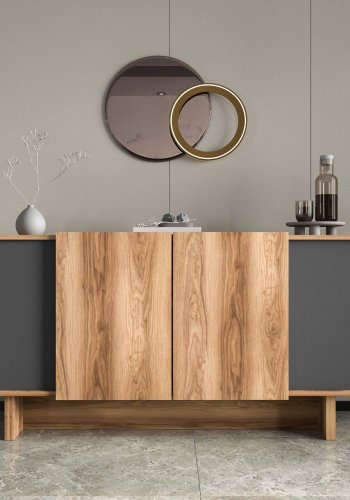 NORDV�RK Diana - Antrasitt, valn�ttkonsoll