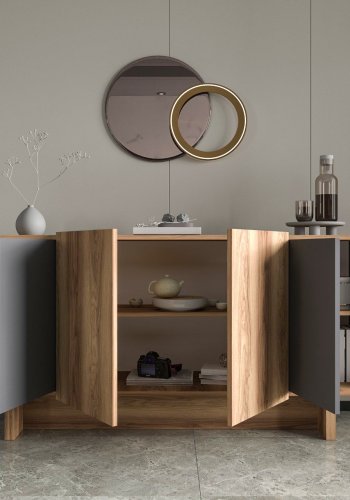 NORDV�RK Diana - Antrasitt, valn�ttkonsoll