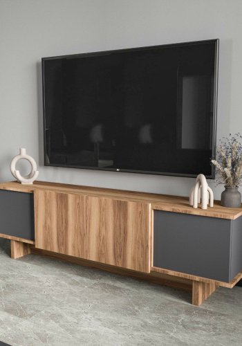 FUNZI LIVING Diana - Antracit, Valn�t TV-bord