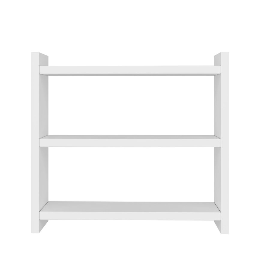 NORDVRK Cosmic kjkkenhylle, med 3 hyller - hvit melamin