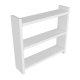 NORDVRK Cosmic kjkkenhylle, med 3 hyller - hvit melamin