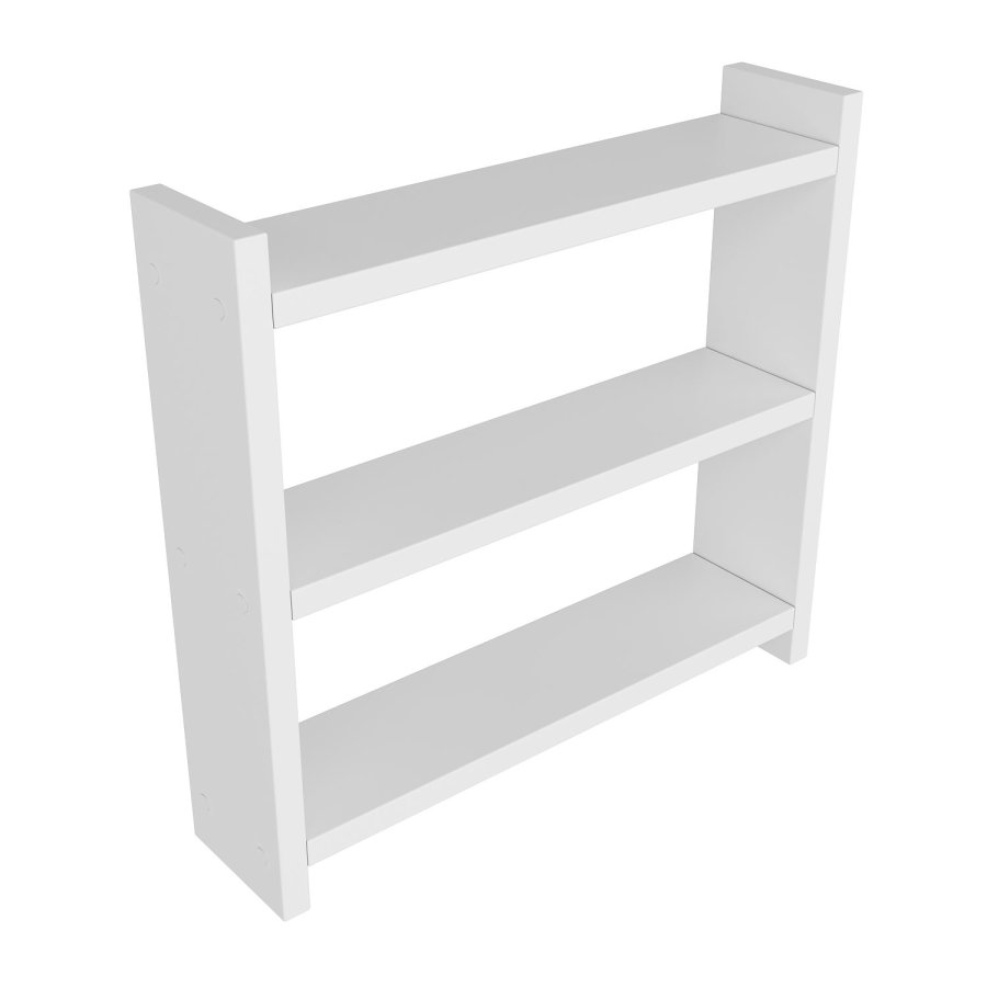 NORDVRK Cosmic kjkkenhylle, med 3 hyller - hvit melamin