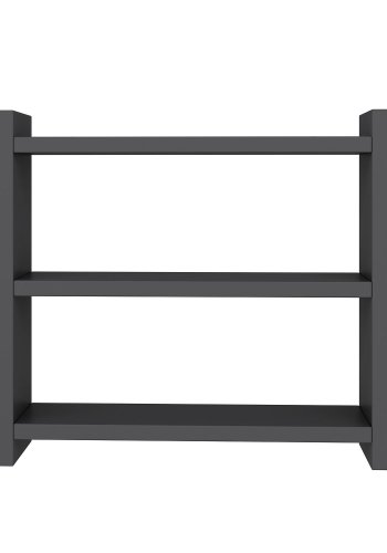 NORDVRK Cosmic kjkkenhylle, med 3 hyller - antrasittgr melamin