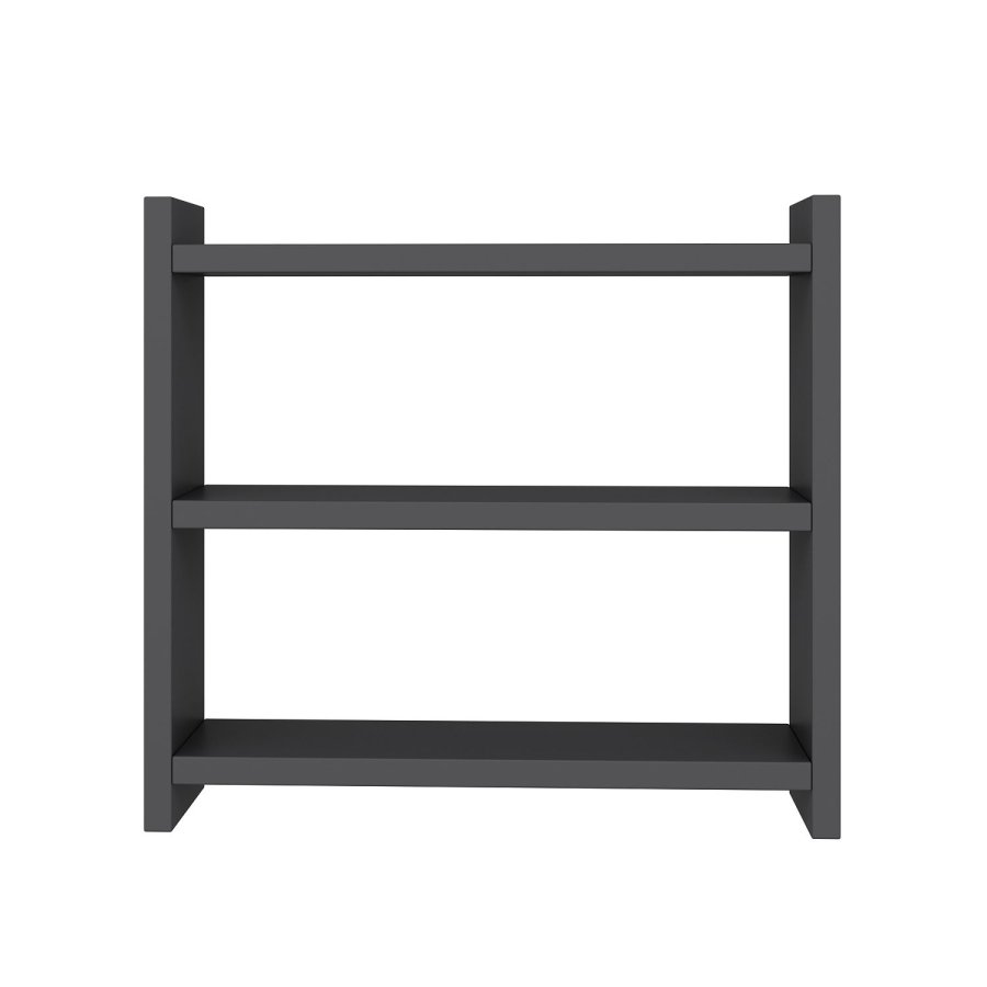 NORDVRK Cosmic kjkkenhylle, med 3 hyller - antrasittgr melamin