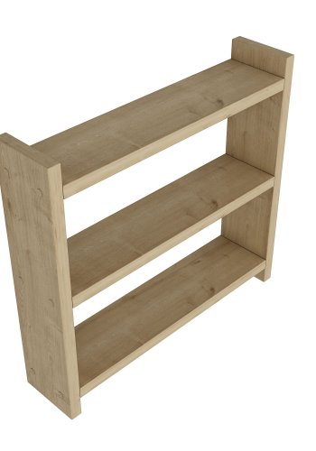 NORDVRK Cosmic kjkkenhylle, med 3 hyller - Safir melamin