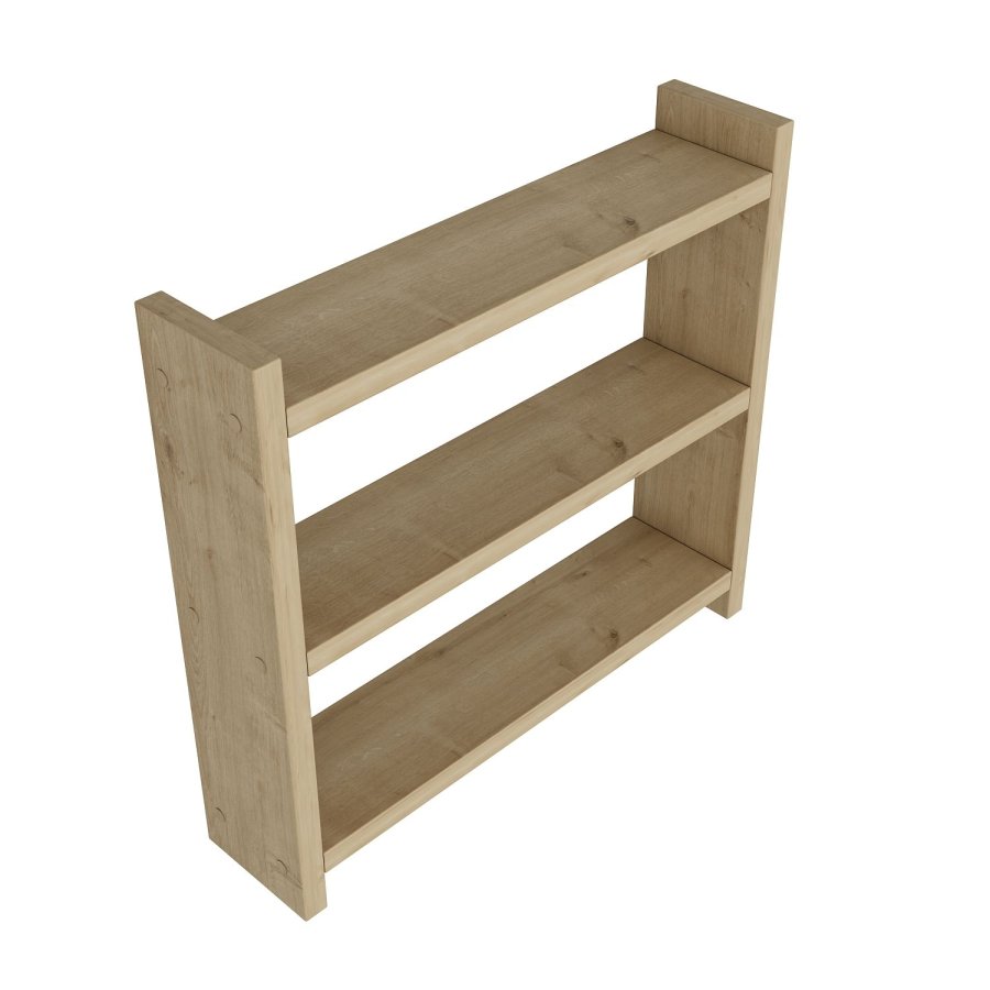 NORDVRK Cosmic kjkkenhylle, med 3 hyller - Safir melamin