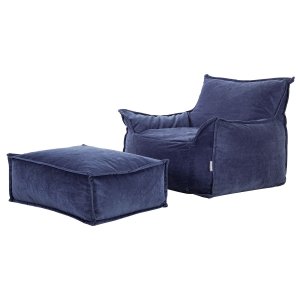 NORDVRK Notre Set - Indigo 1-sits soffa
