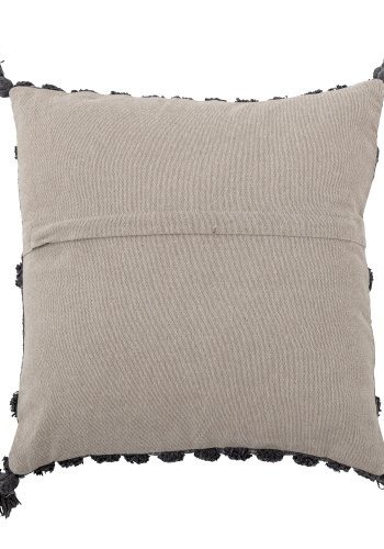 BLOOMINGVILLE Adiva Kissen, Grau, Baumwolle, B: 45cm, L: 45cm