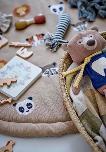 BLOOMINGVILLE MINI Miko Spielset, Bonefire Matte - Braun, Baumwolle OEKO-TEX®, D: 100cm