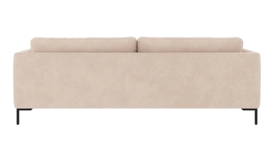 ROWICO Corwin soffa 3-sits ljusbeige tyg Rita #1 (c2)