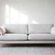 ROWICO Corwin soffa 3-sits ljusbeige tyg Rita #1 (c2)
