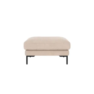 ROWICO Corwin fotskammel lys beige stoff Rita #1 (c2)