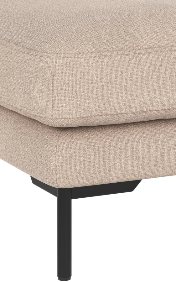 ROWICO Corwin fotskammel lys beige stoff Rita #1 (c2)