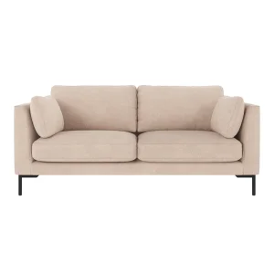 ROWICO Corwin soffa 2,5-sits ljusbeige tyg Rita #1 (c2)