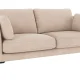 ROWICO Corwin soffa 2,5-sits ljusbeige tyg Rita #1 (c2)