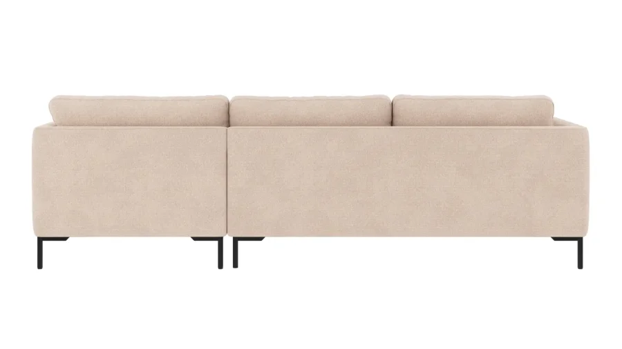 ROWICO Corwin soffa 3,5 sits sch�slong R ljusbeige tyg Rita #1 (c2)