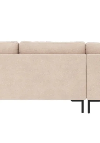 ROWICO Corwin h�rnsoffa 2,5+2,5-sits �ppen �nde L ljusbeige tyg Rita #1 (c2)