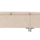 ROWICO Corwin h�rnsoffa 2,5+2,5-sits �ppen �nde L ljusbeige tyg Rita #1 (c2)