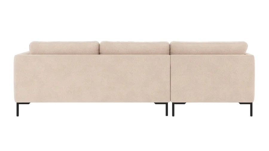 ROWICO Corwin soffa 3,5 sits sch�slong L ljusbeige tyg Rita #1 (c2)