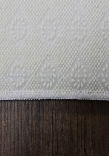 TEPPI EEXFAB649 gulvtppe, m. mnster, rektangulr - multifarvet polyester (120x180)