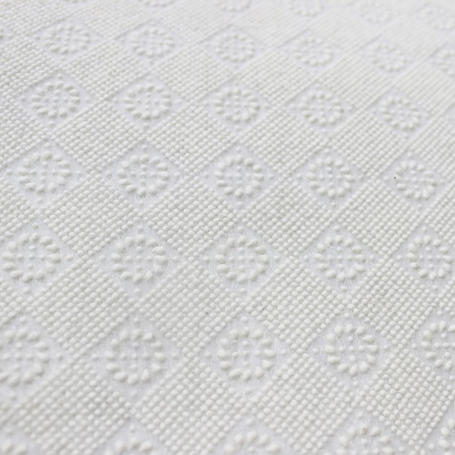 TEPPI EEXFAB649 gulvtppe, m. mnster, rektangulr - multifarvet polyester (120x180)