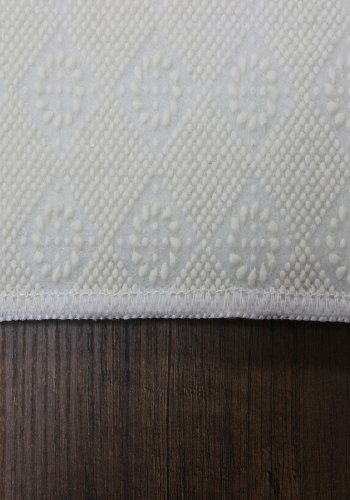 TEPPI EEXFAB825 Hall gulvtppe, m. mnster, rektangulr - multifarvet polyester (100x200)