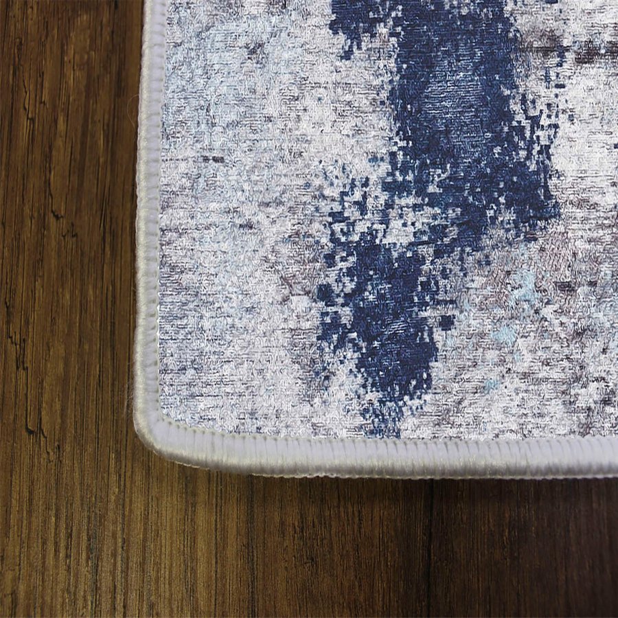 TEPPI EEXFAB829 gulvtppe, m. mnster, rektangulr - multifarvet polyester (160x230)