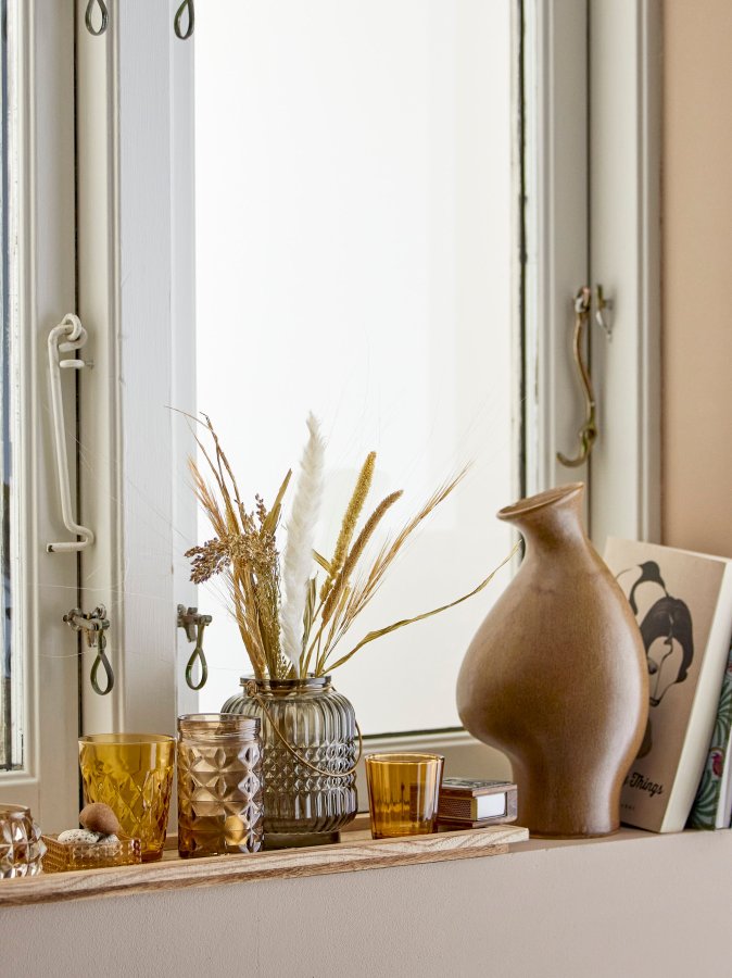 BLOOMINGVILLE Celin Vase, brun, steinty