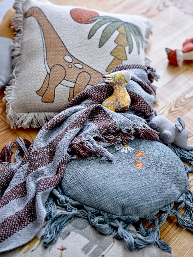 BLOOMINGVILLE MINI Neah teppe, hvit, bomull B: 50 cm, L: 200 cm