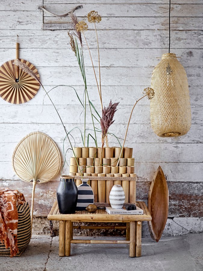 BLOOMINGVILLE Dixon dekorativ vase, svart, terrakotta