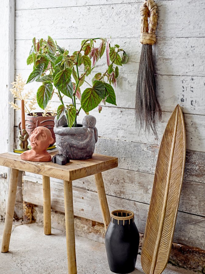 BLOOMINGVILLE Dixon dekorativ vase, svart, terrakotta