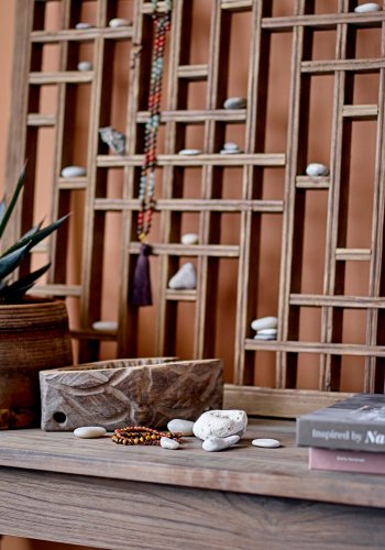 CREATIVE COLLECTION Renee Kerzenhalter Wand, Grau, Metall