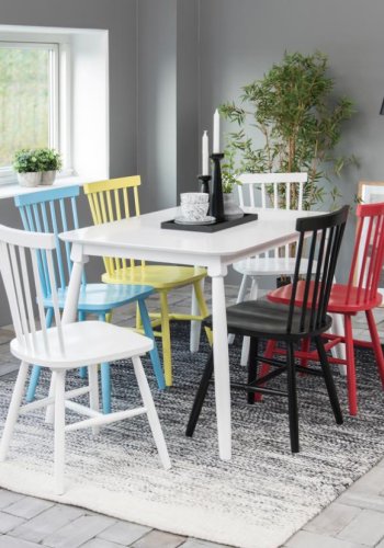 ACT NORDIC Riano spisebordsstol - hvid birketr