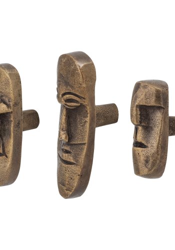 BLOOMINGVILLE Jespar krok - messing (sett med 3)