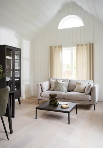 ROWICO Corwin soffa 2,5-sits ljusbeige tyg Rita #1 (c2)