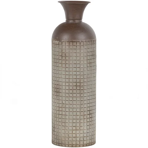 WOOOD Kari dekorativ vase, rund - brunt jern (H:60)