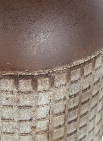 WOOOD Kari dekorativ vase, rund - brunt jern (H:60)