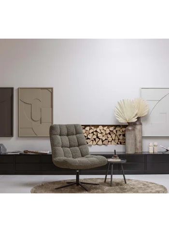 WOOOD Kari dekorativ vase, rund - brunt jern (H:60)