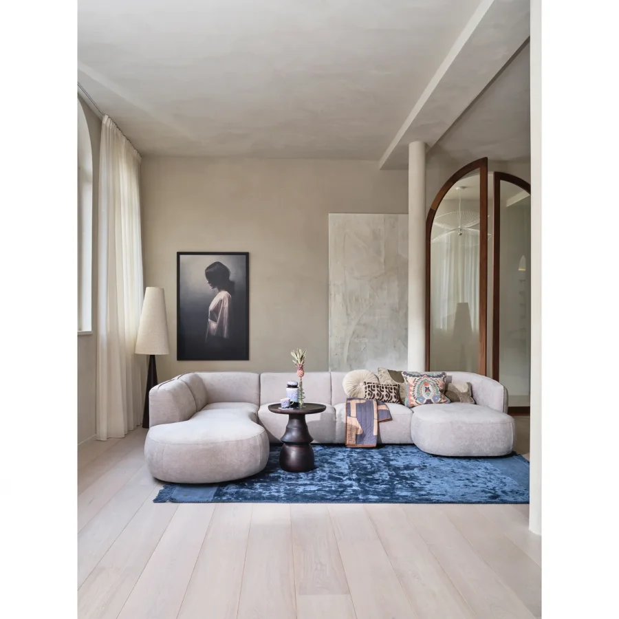 WOOOD EKSKLUSIV Polly sofa U-form, venstre - ekte polyester