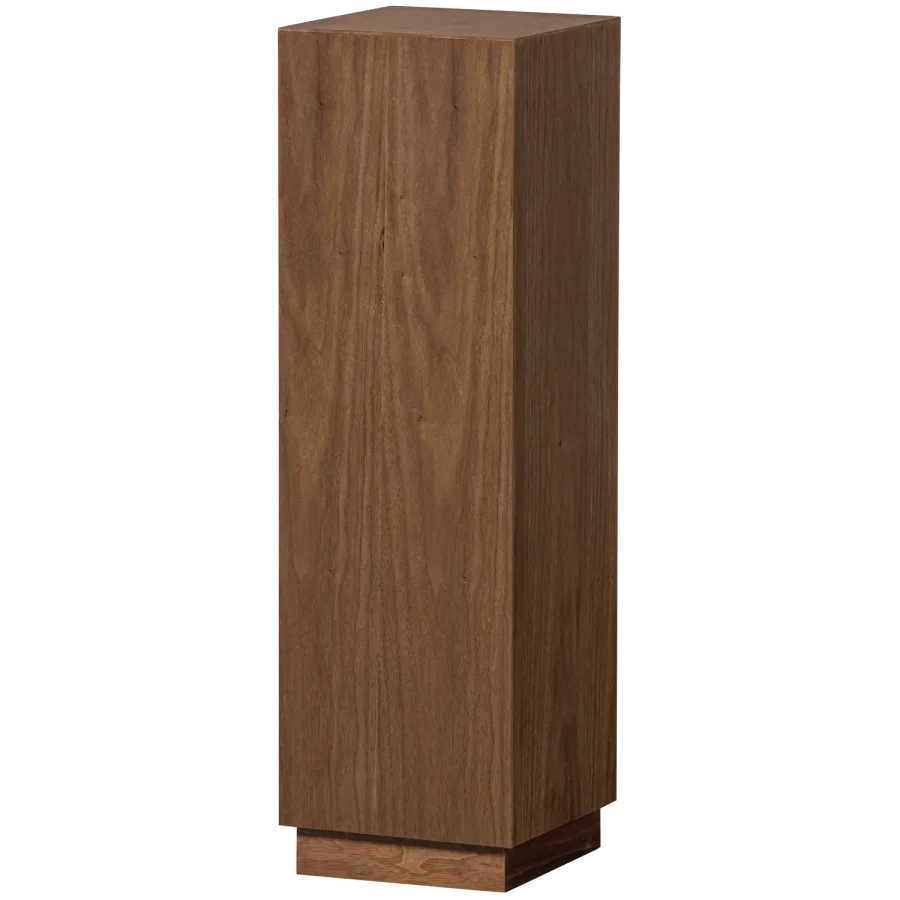 WOOOD Enid piedestal, kvadratisk - valnddefinér (24x24)