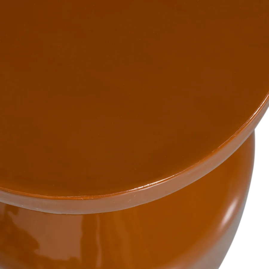 WOOOD Floyd sidebord, rund - tapenade metal (30)